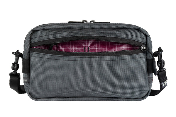 A Side Effect in Nebulous Grey (medium grey) 525 Ballistic with Acai (dark purple with white grid) 200 Halcyon interior.